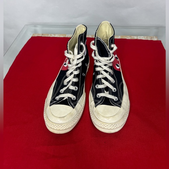 Comme Des Garçon Garcon Converse Play High Top Sneakers - Picture 3 of 8